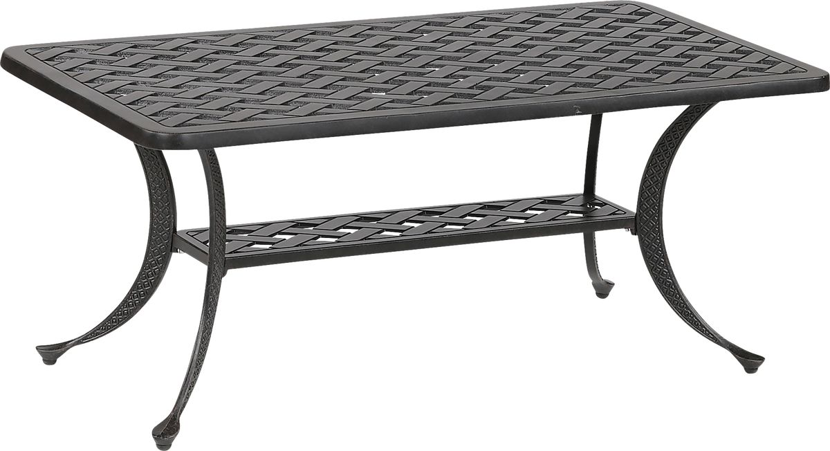 Arignon Bronze Metal Aluminum Outdoor Cocktail Table | Rooms to Go