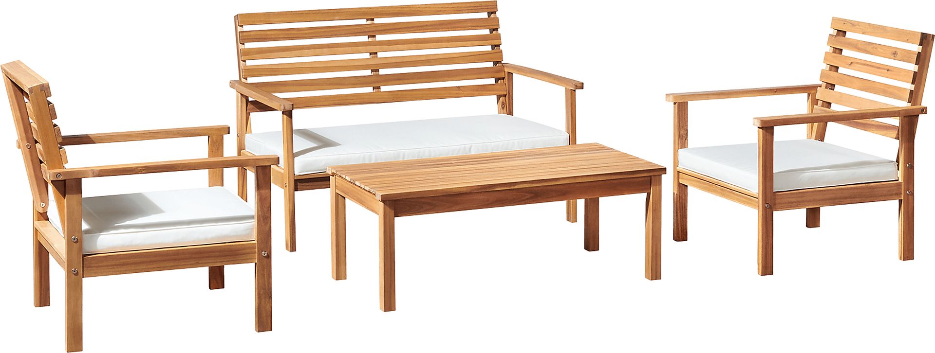 Outdoor Aronmink Brown 4pc Seating Set - Image 1