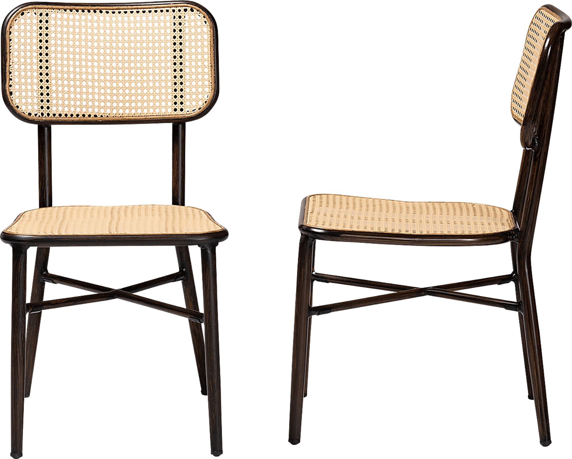 Outdoor Atniael Brown Side Chair, Set of 2 - Image 5