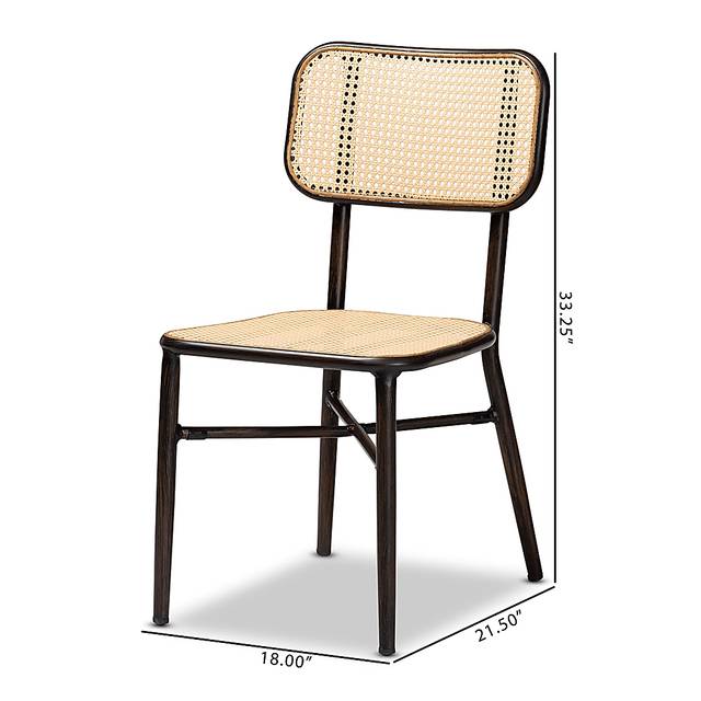 Outdoor Atniael Brown Side Chair, Set of 2 - Thumbnail - Image 9