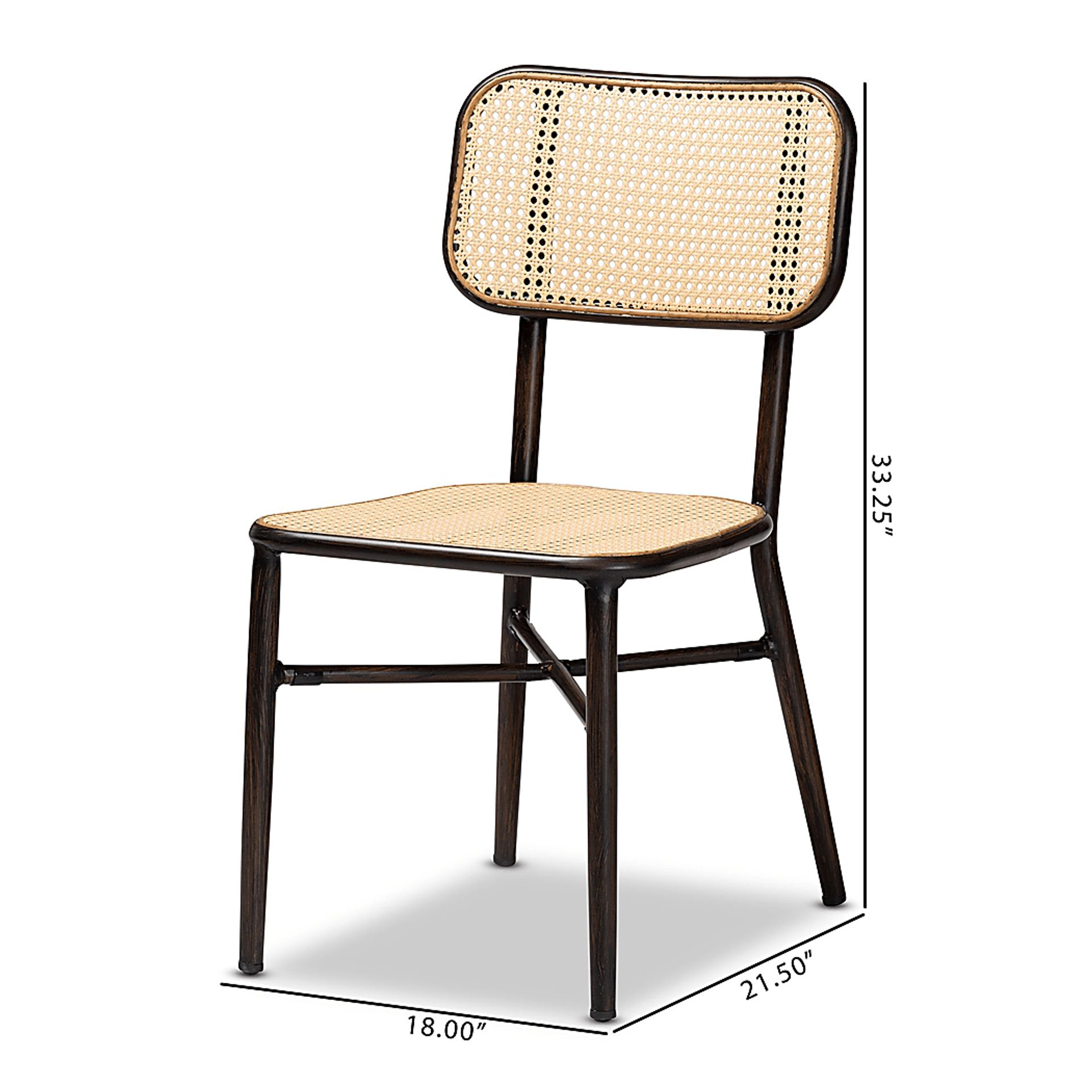 Outdoor Atniael Brown Side Chair, Set of 2 - Image 9