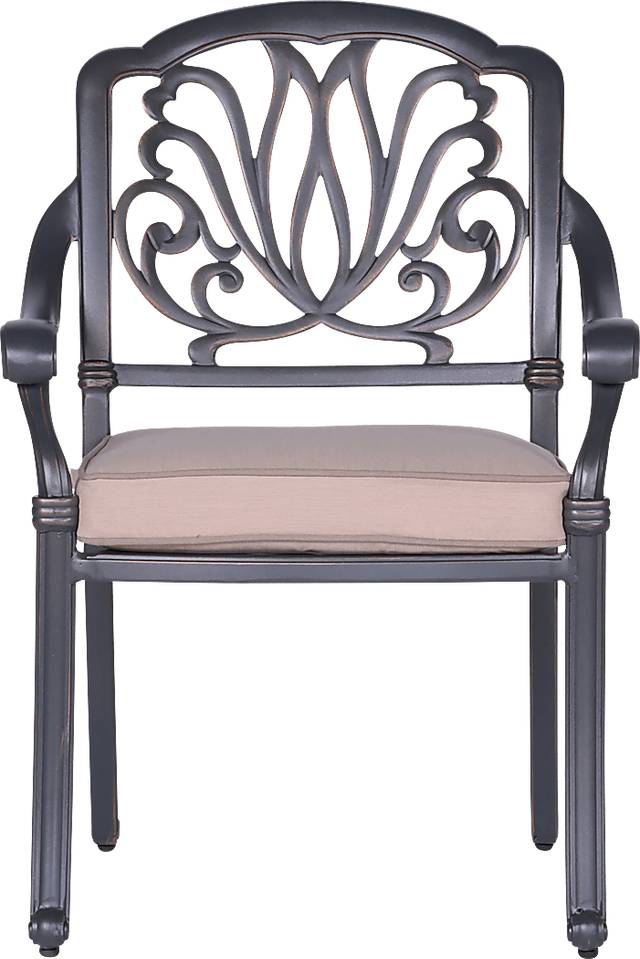 Outdoor Aurorette I Beige Chair, Set of 2 - Thumbnail - Image 2