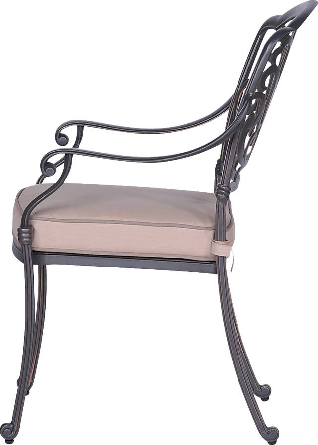 Outdoor Aurorette I Beige Chair, Set of 2 - Thumbnail - Image 3