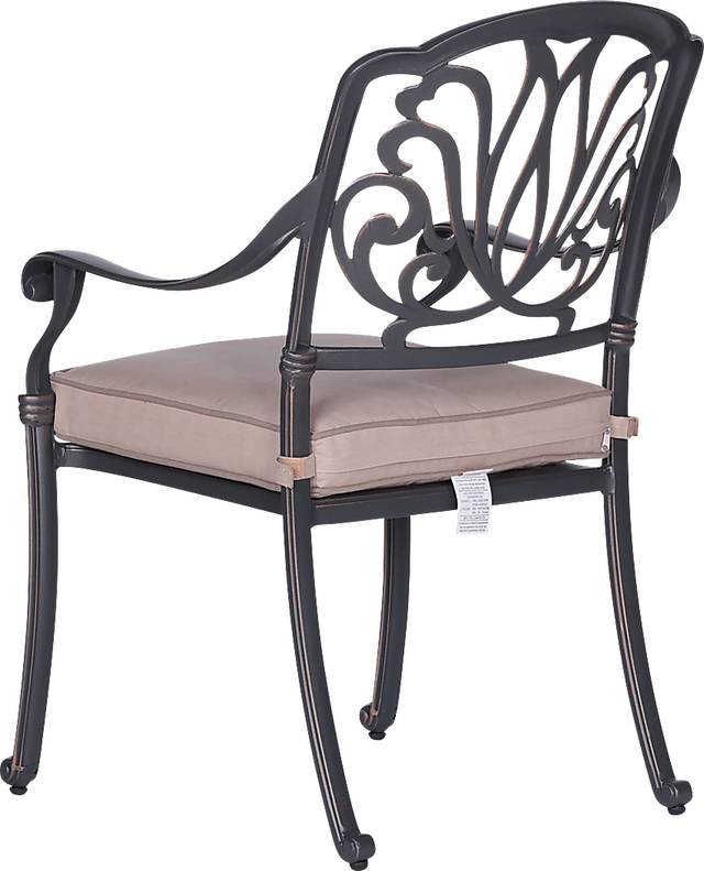 Outdoor Aurorette I Beige Chair, Set of 2 - Thumbnail - Image 4