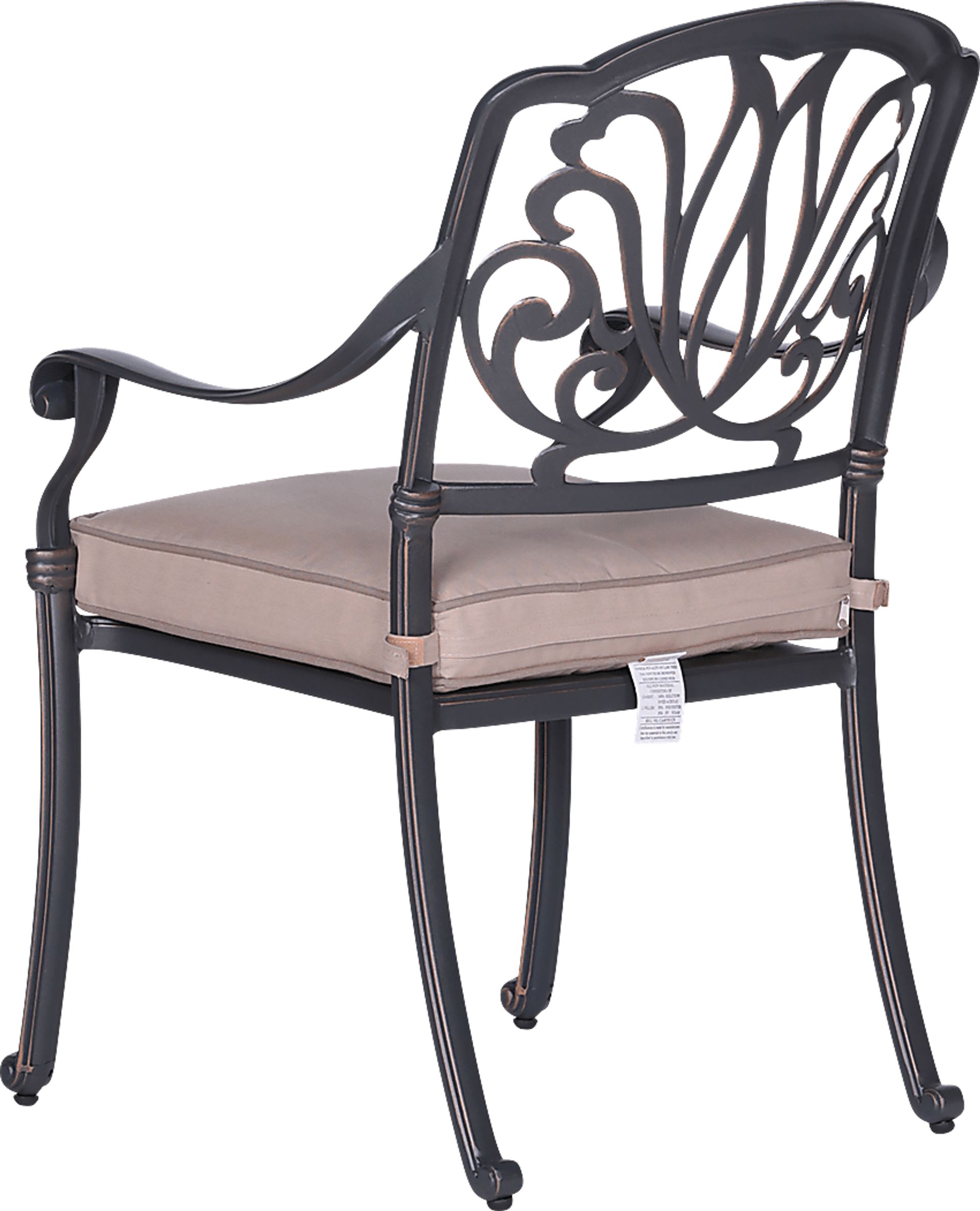 Outdoor Aurorette I Beige Chair, Set of 2 - Image 4