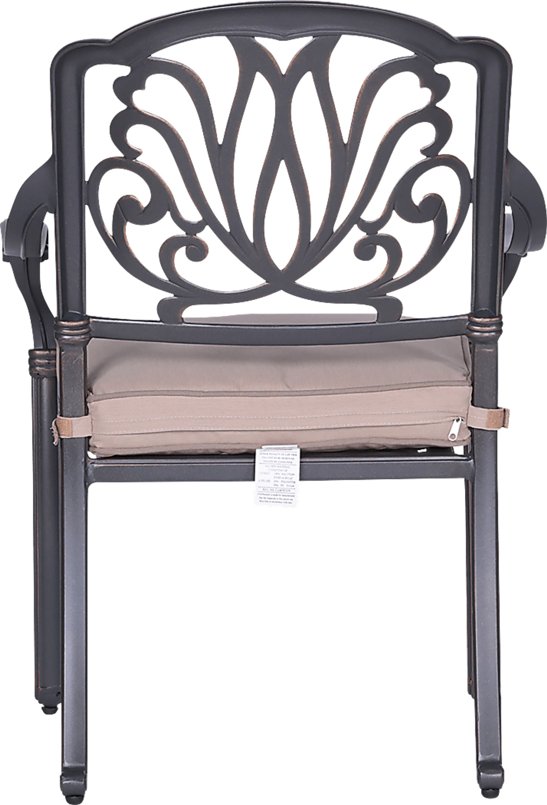 Outdoor Aurorette I Beige Chair, Set of 2 - Image 5