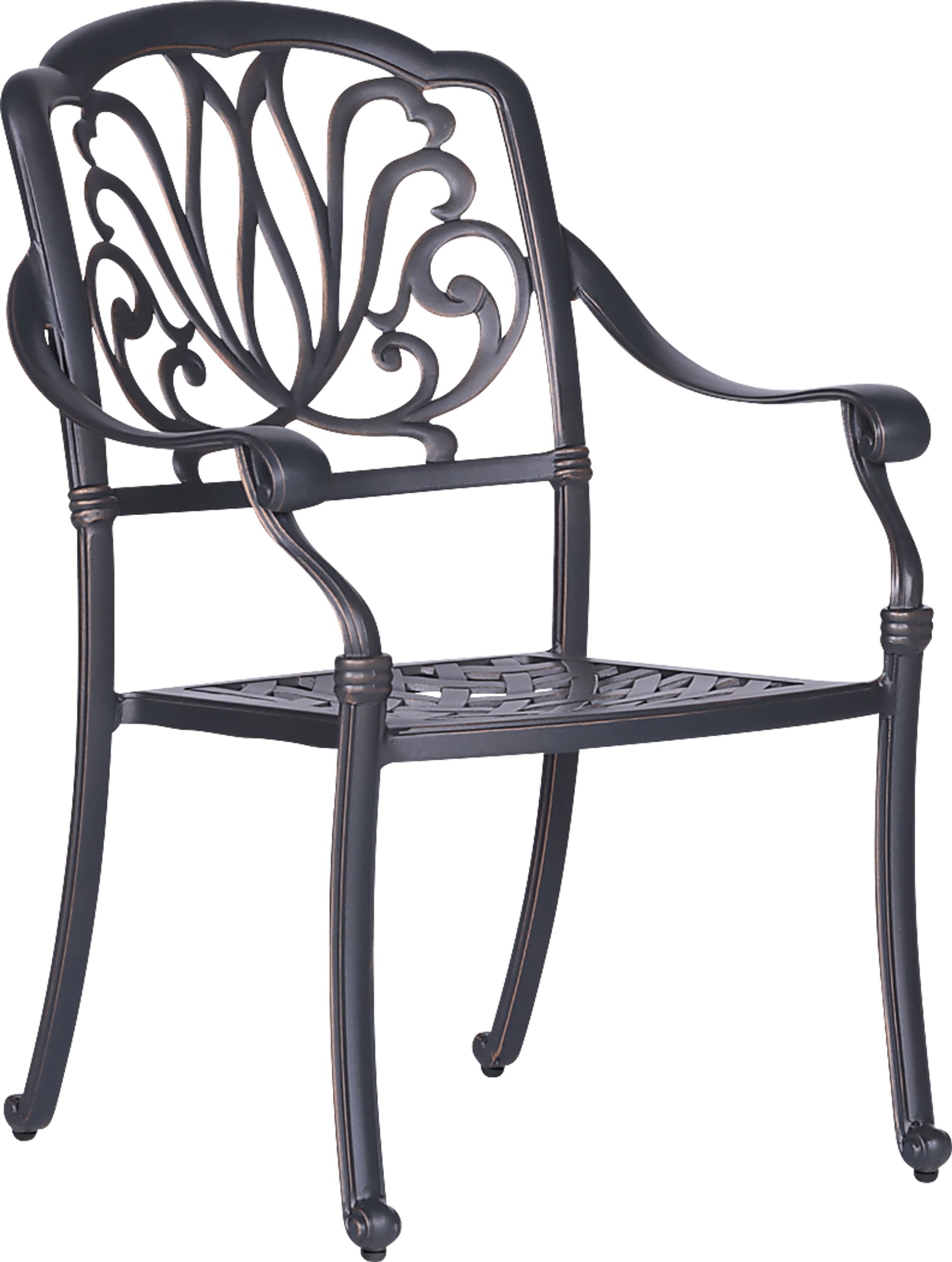 Outdoor Aurorette I Navy Chair, Set of 2 - Image 2