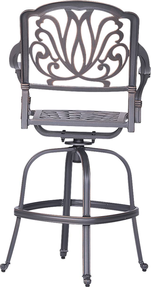 Outdoor Aurorette III Gray Barstool, Set of 2 - Thumbnail - Image 3