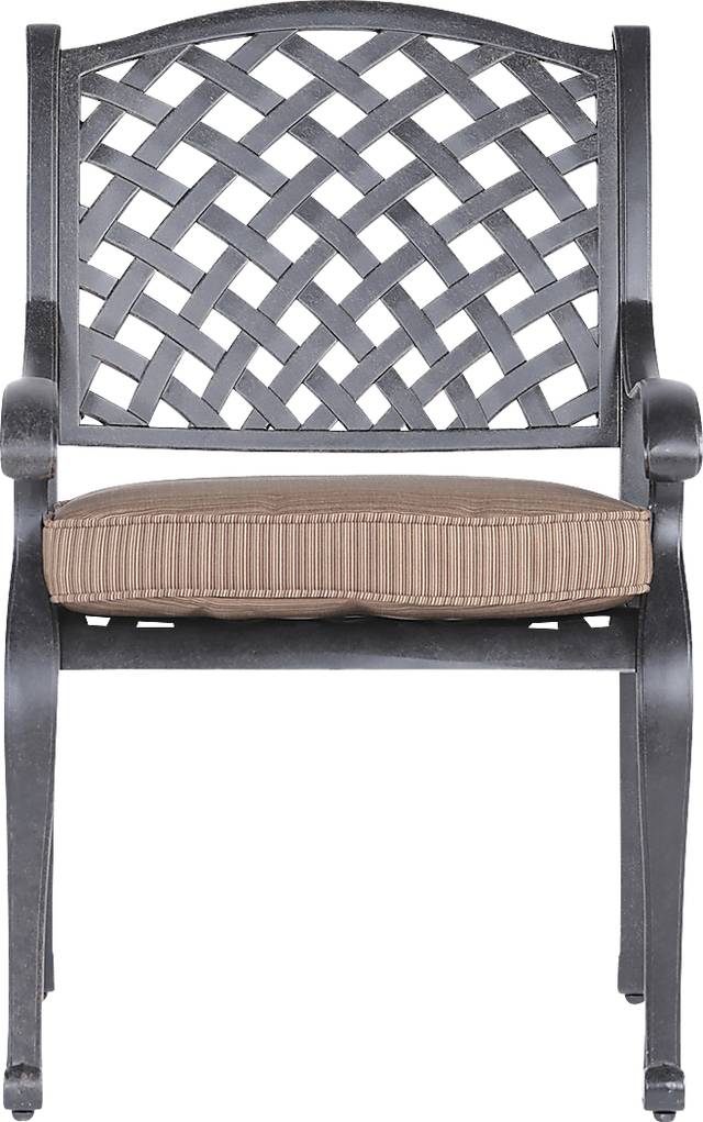 Outdoor Baudouin II Brown Side Chair - Thumbnail - Image 2