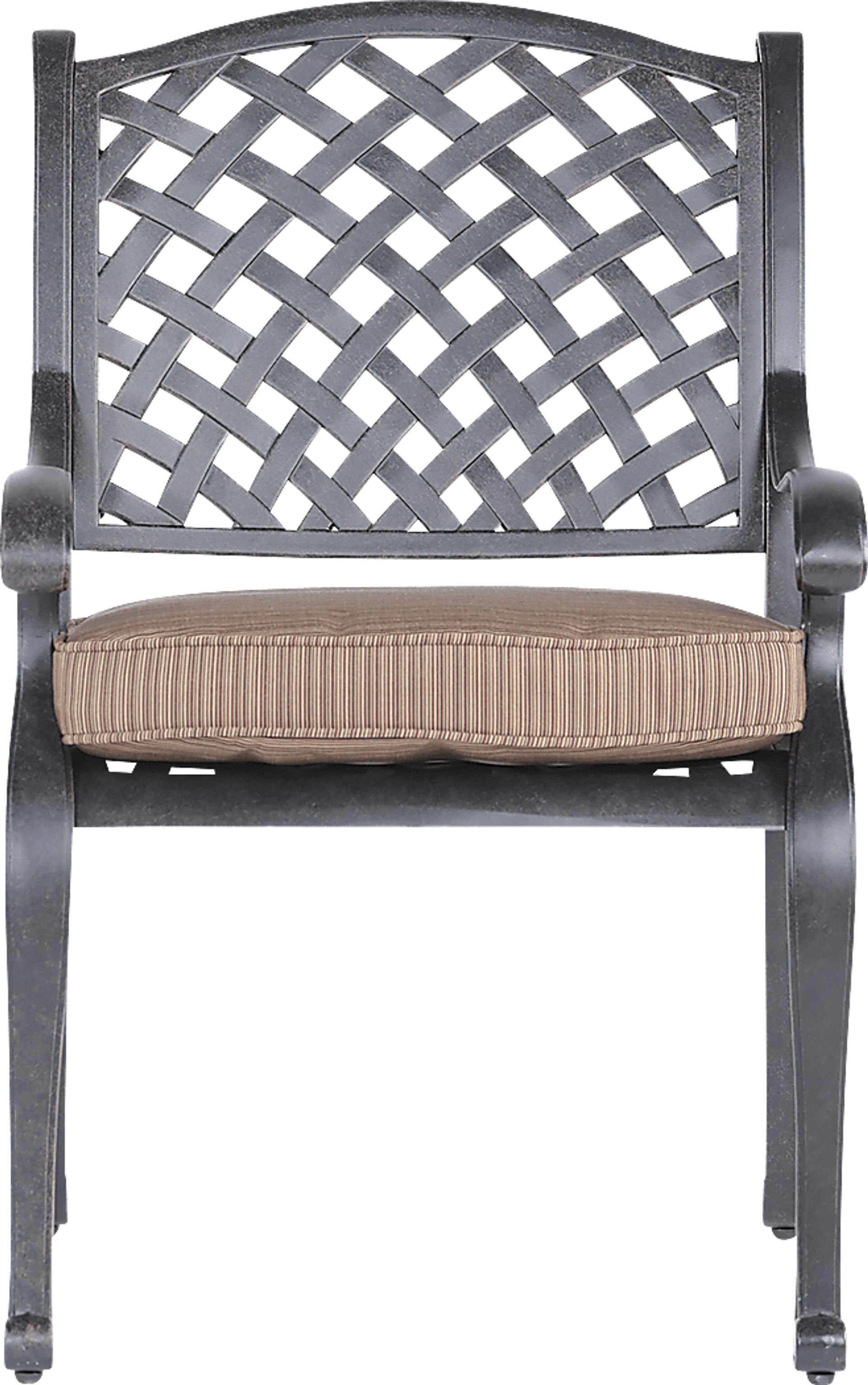Outdoor Baudouin II Brown Side Chair - Image 2