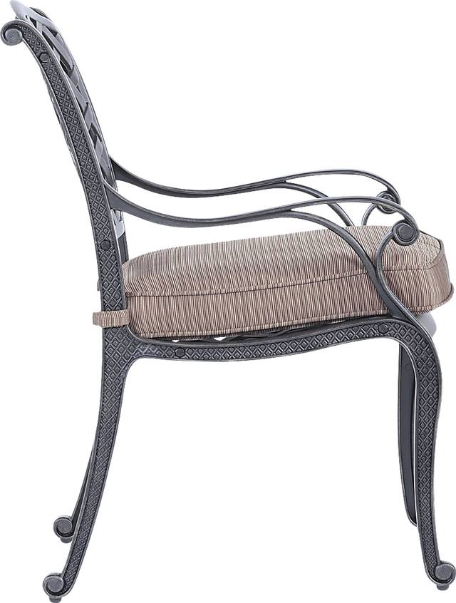 Outdoor Baudouin II Brown Side Chair - Thumbnail - Image 3
