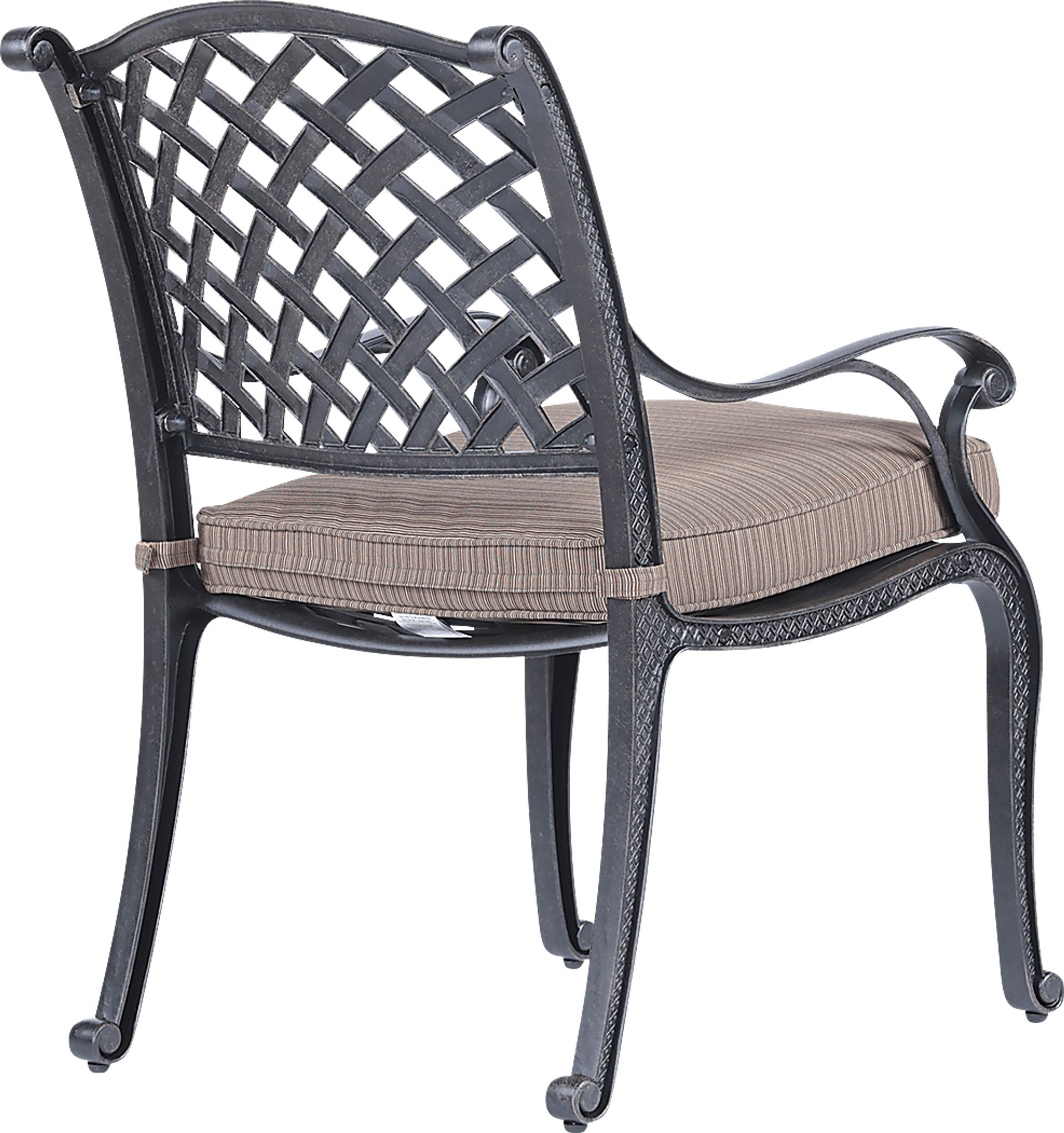 Outdoor Baudouin II Brown Side Chair - Image 4