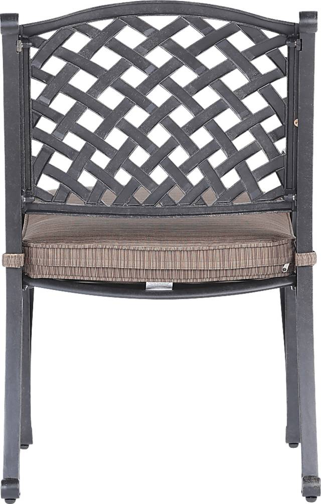 Outdoor Baudouin II Brown Side Chair - Thumbnail - Image 5