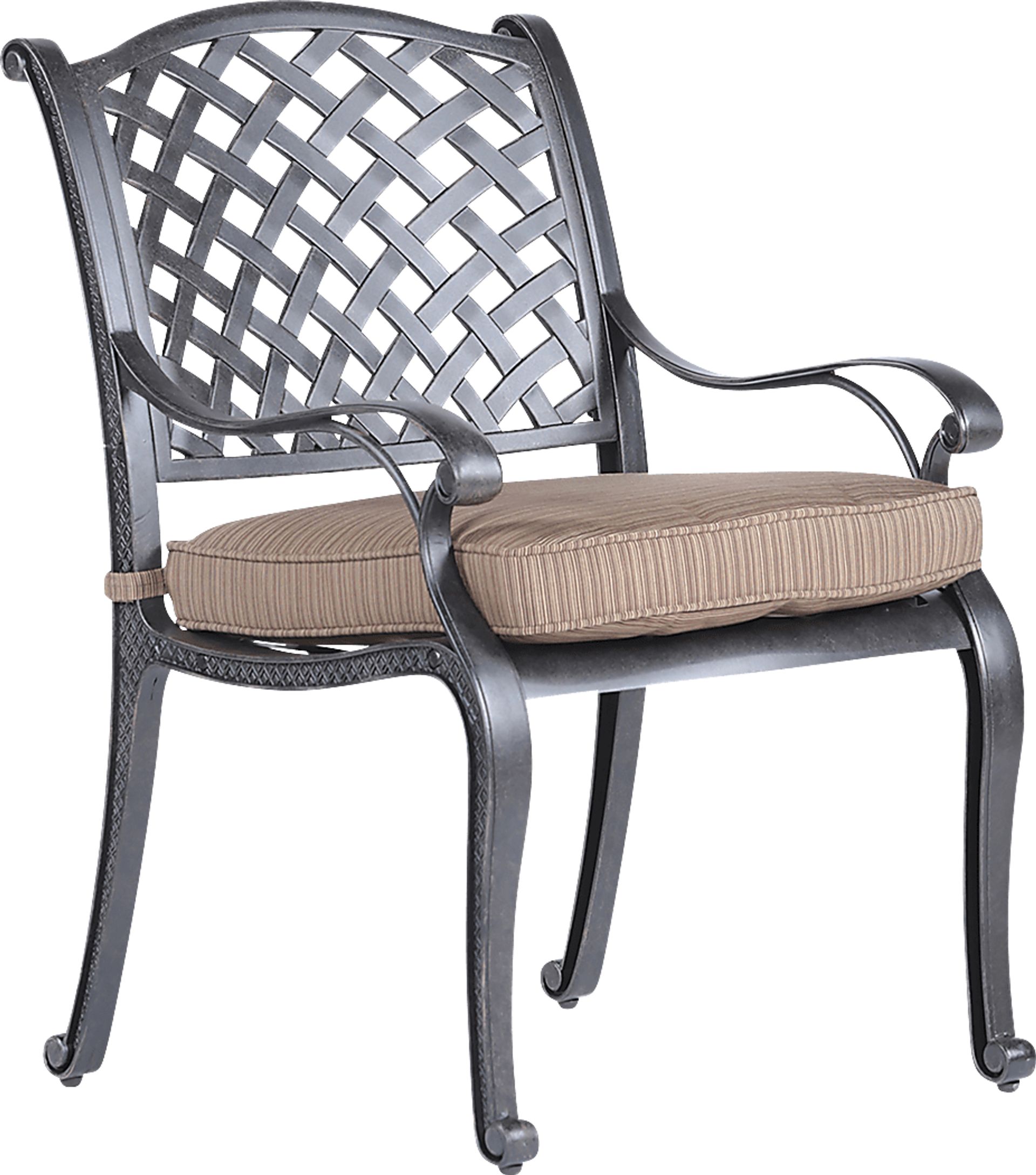 Outdoor Baudouin II Brown Side Chair - Image 1