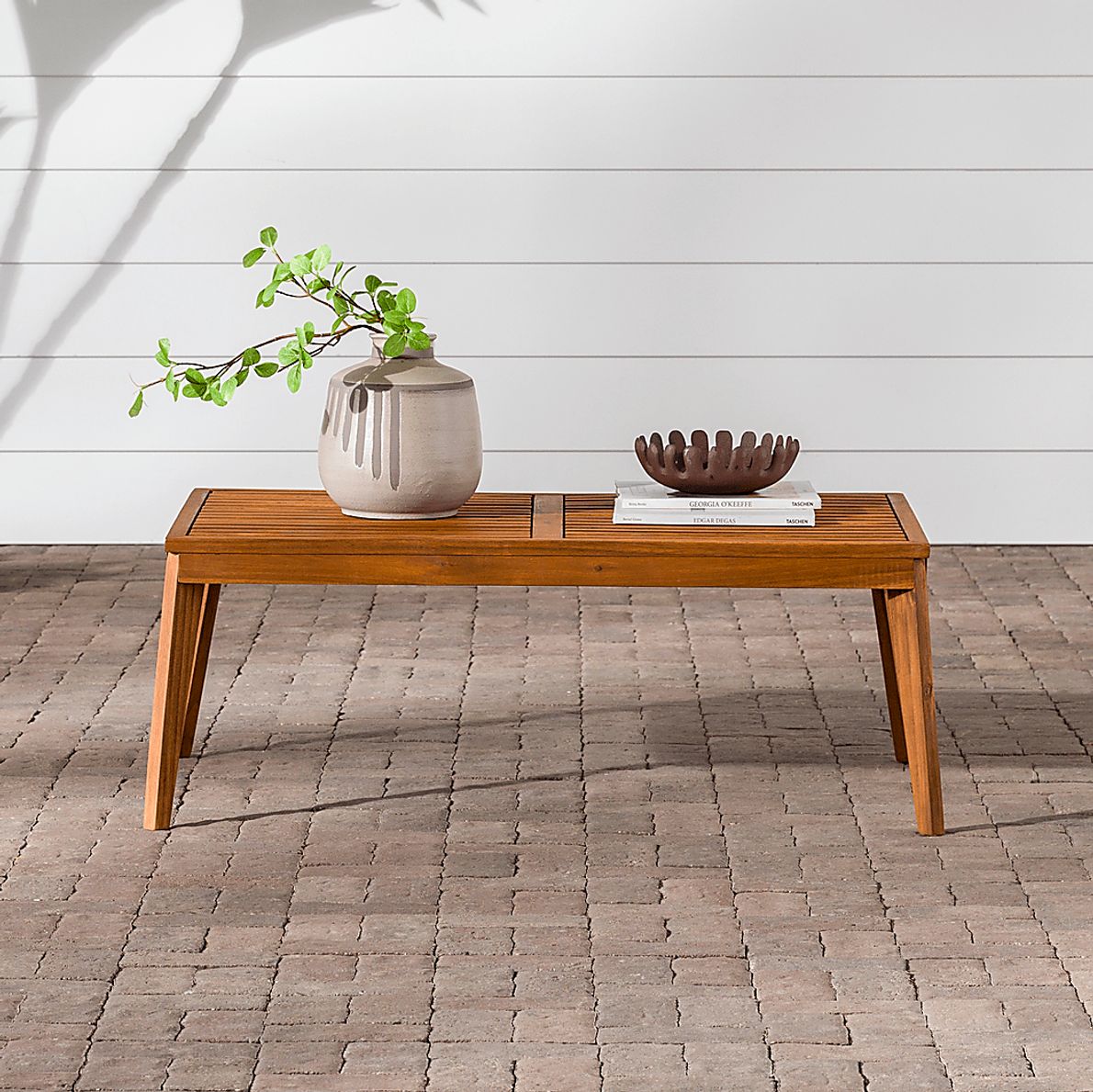 Outdoor Baypool Brown Cocktail Table