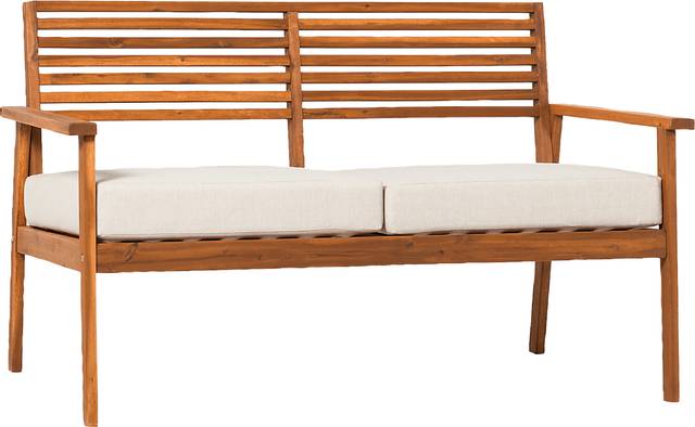 Outdoor Baypool Brown Loveseat - Thumbnail - Image 4