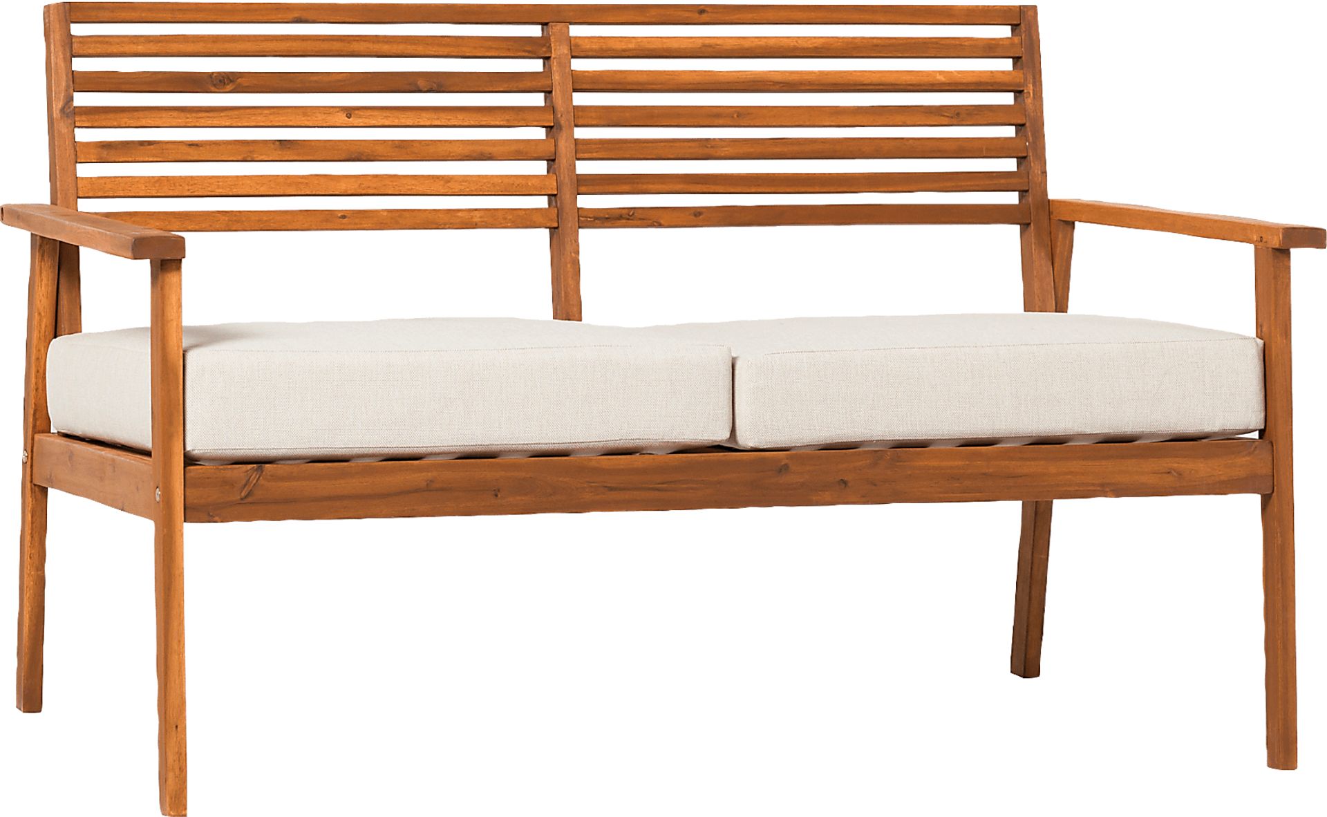 Outdoor Baypool Brown Loveseat - Image 4