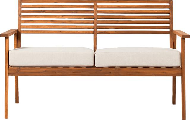 Outdoor Baypool Brown Loveseat - Thumbnail - Image 1