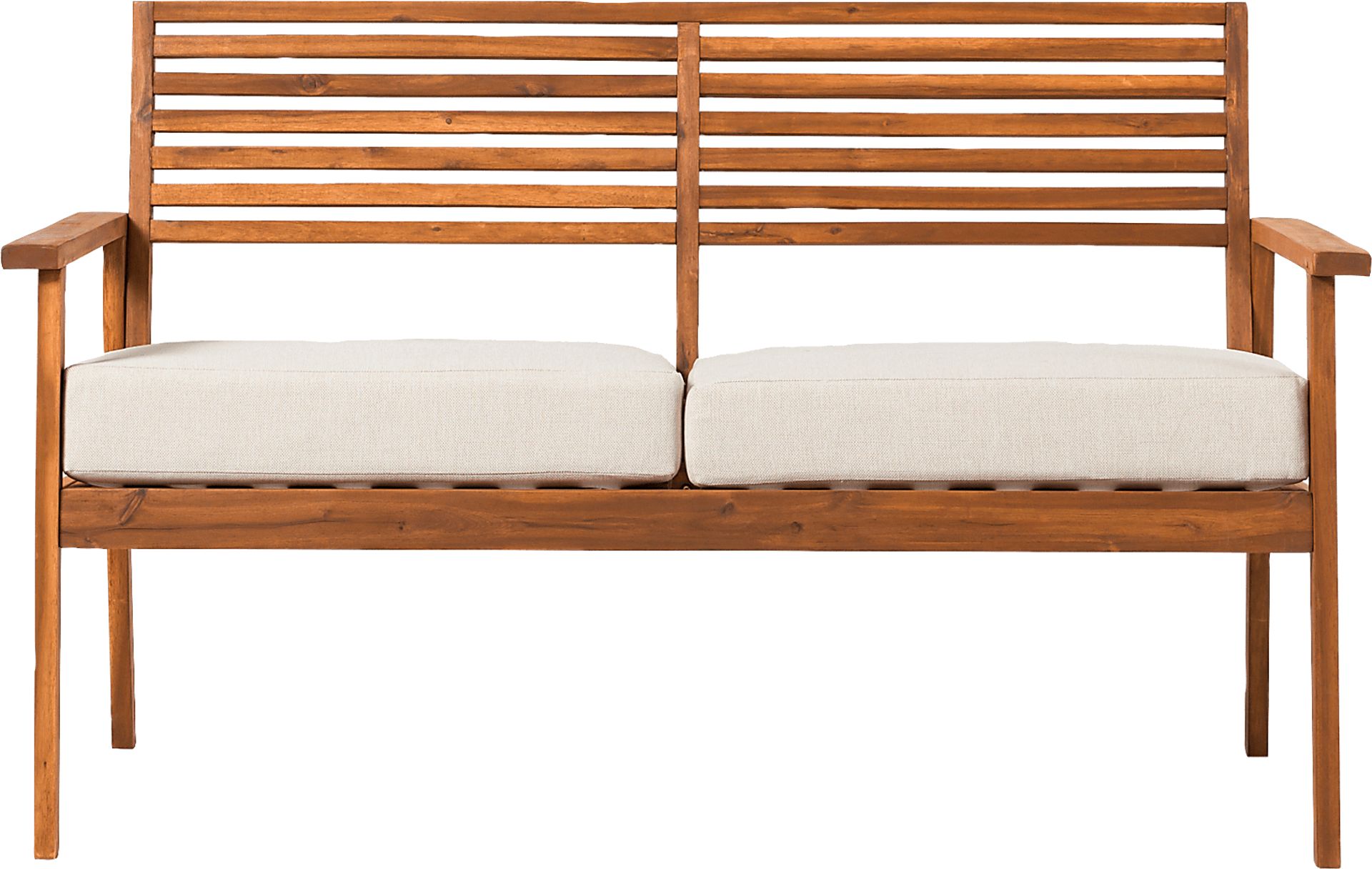 Outdoor Baypool Brown Loveseat - Image 1