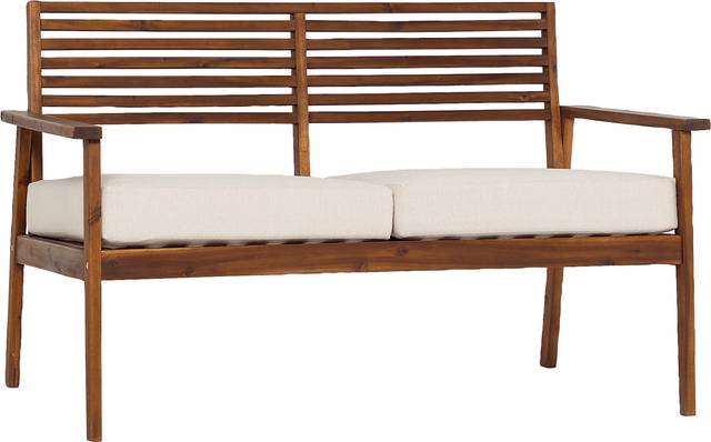 Outdoor Baypool Brown Loveseat - Thumbnail - Image 3
