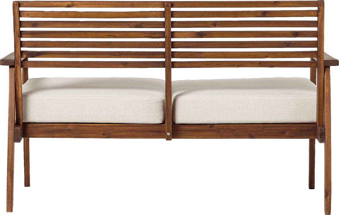 Outdoor Baypool Brown Loveseat