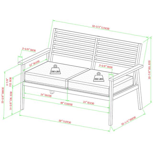 Outdoor Baypool Brown Loveseat - Thumbnail - Image 7