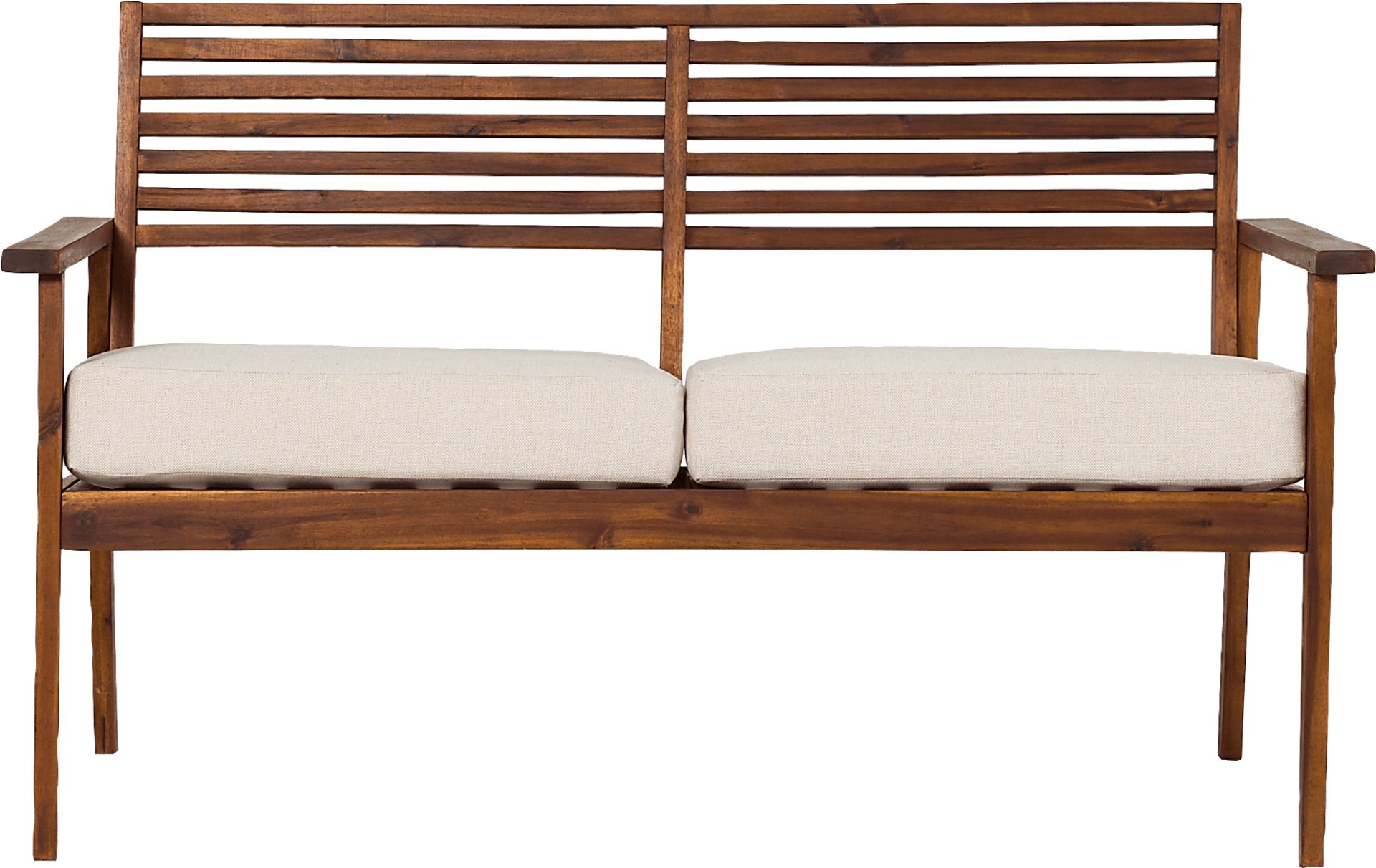 Outdoor Baypool Brown Loveseat - Image 1