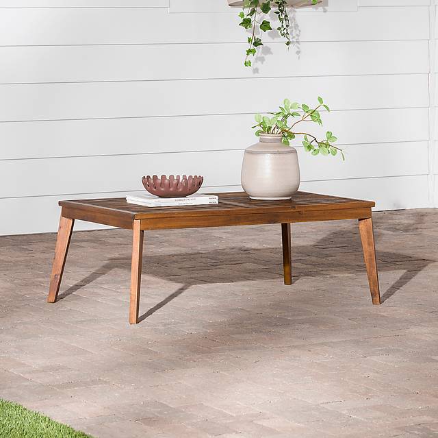 Outdoor Baypool Dark Brown Cocktail Table - Thumbnail - Image 3