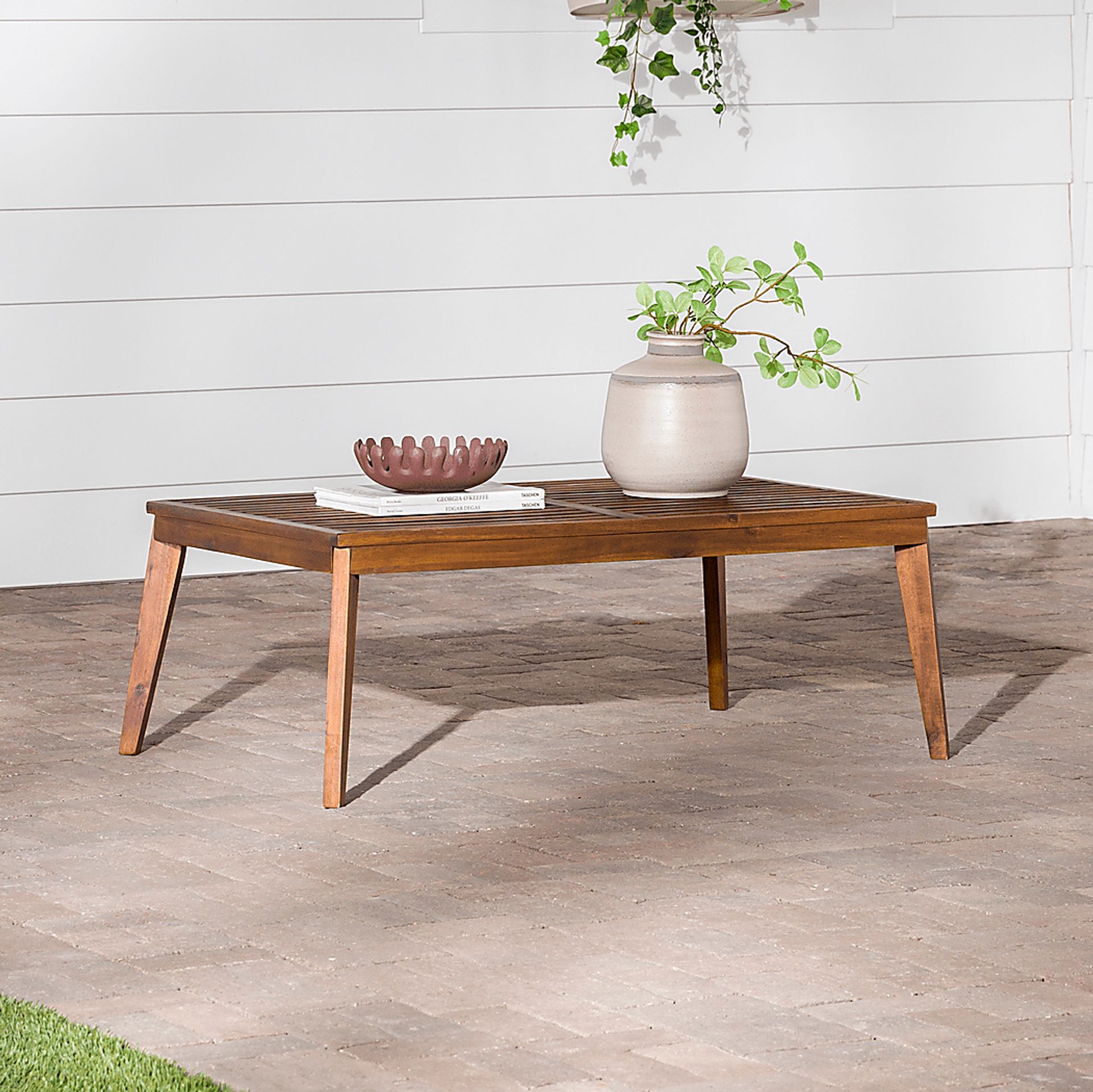 Outdoor Baypool Dark Brown Cocktail Table - Image 3