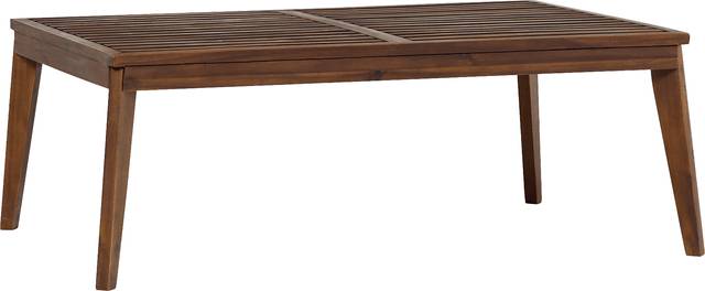 Outdoor Baypool Dark Brown Cocktail Table - Thumbnail - Image 1