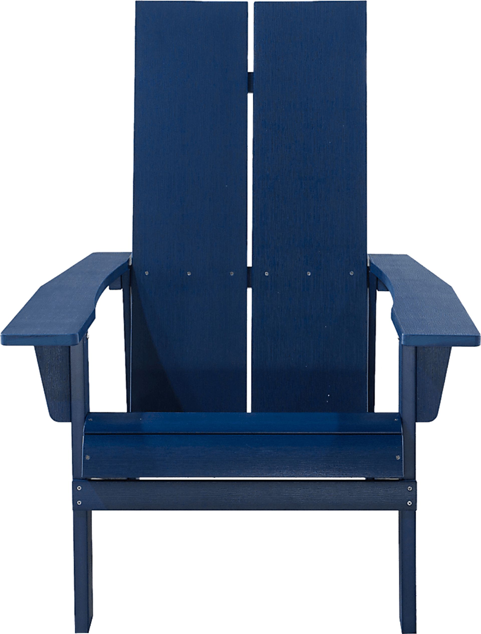 Outdoor Birchmount Blue Adirondack Chair - Image 2