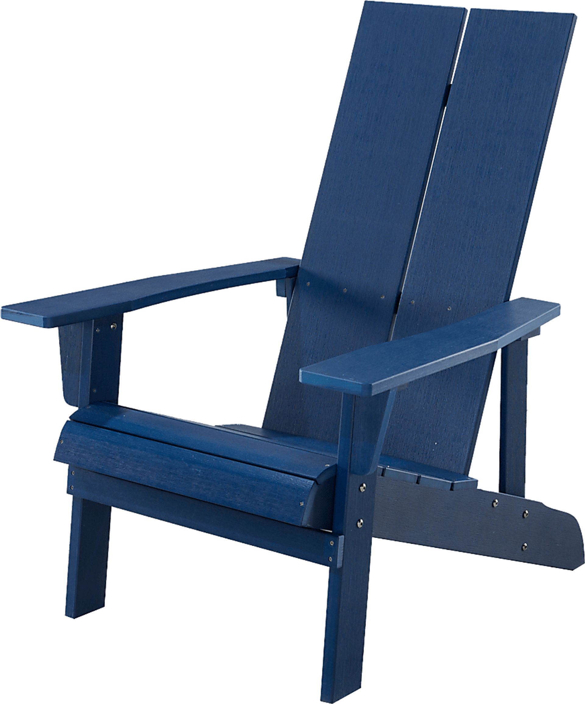 Outdoor Birchmount Blue Adirondack Chair - Image 1