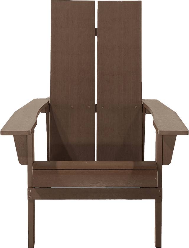 Outdoor Birchmount Brown Adirondack Chair - Thumbnail - Image 2