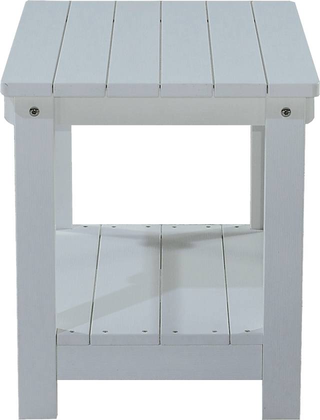 Outdoor Birchmount White End Table - Thumbnail - Image 3