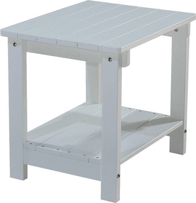 Outdoor Birchmount White End Table - Thumbnail - Image 4