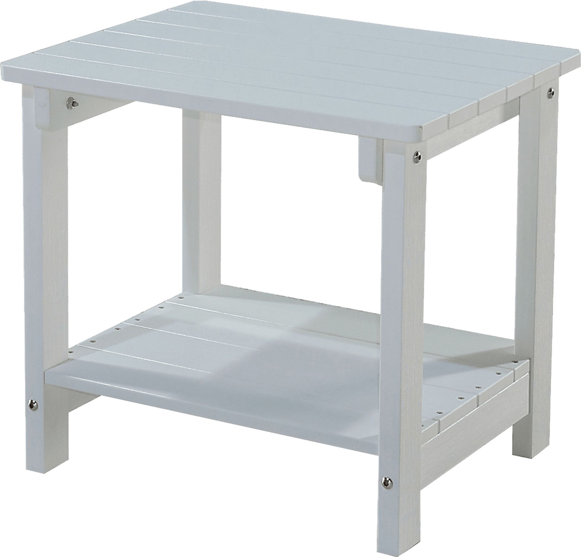 Outdoor Birchmount White End Table - Image 1