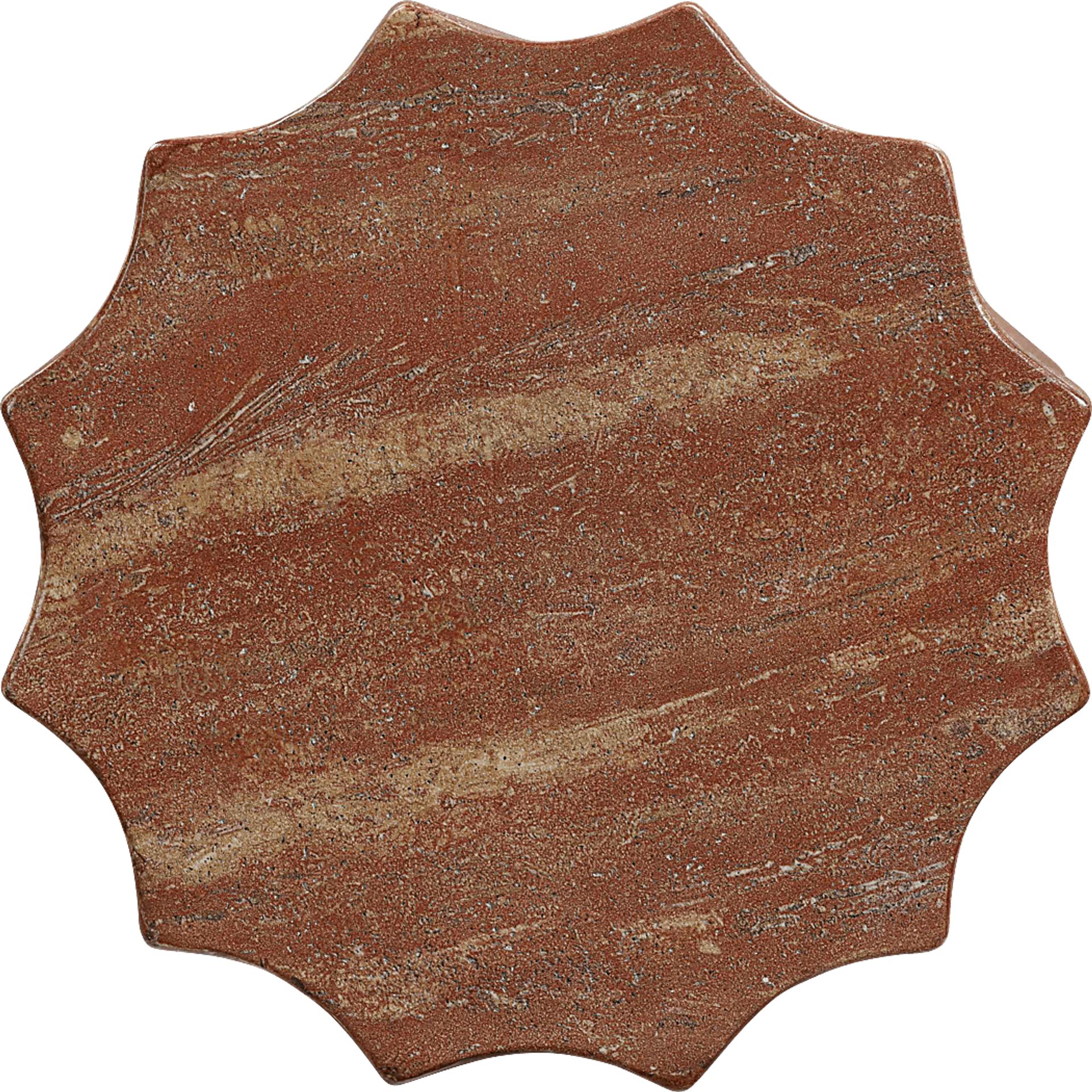 Outdoor Bonneau Red Garden Stool - Image 4