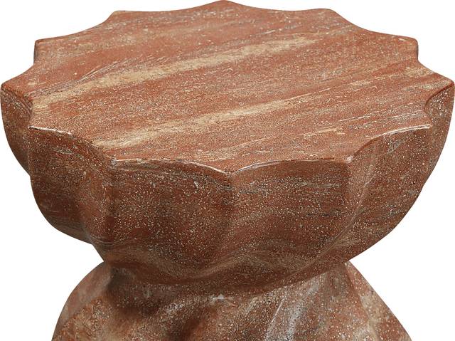 Outdoor Bonneau Red Garden Stool - Thumbnail - Image 5
