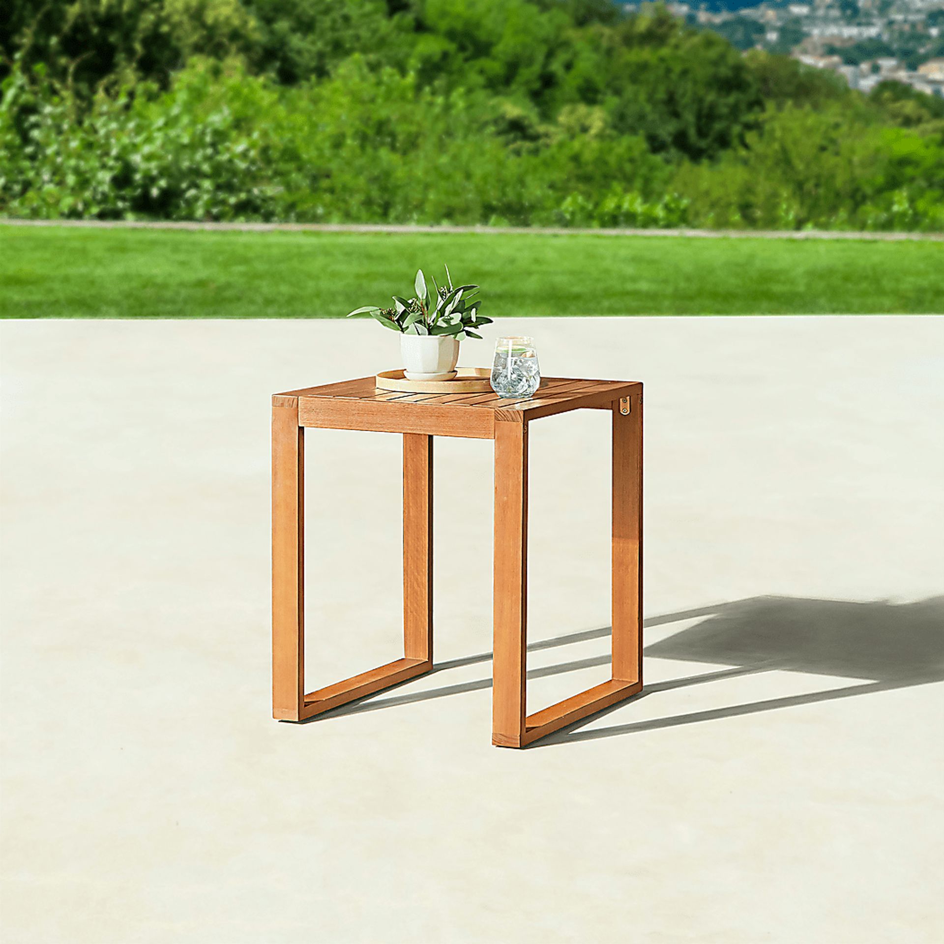 Outdoor Boothill Brown Cocktail Table - Image 2