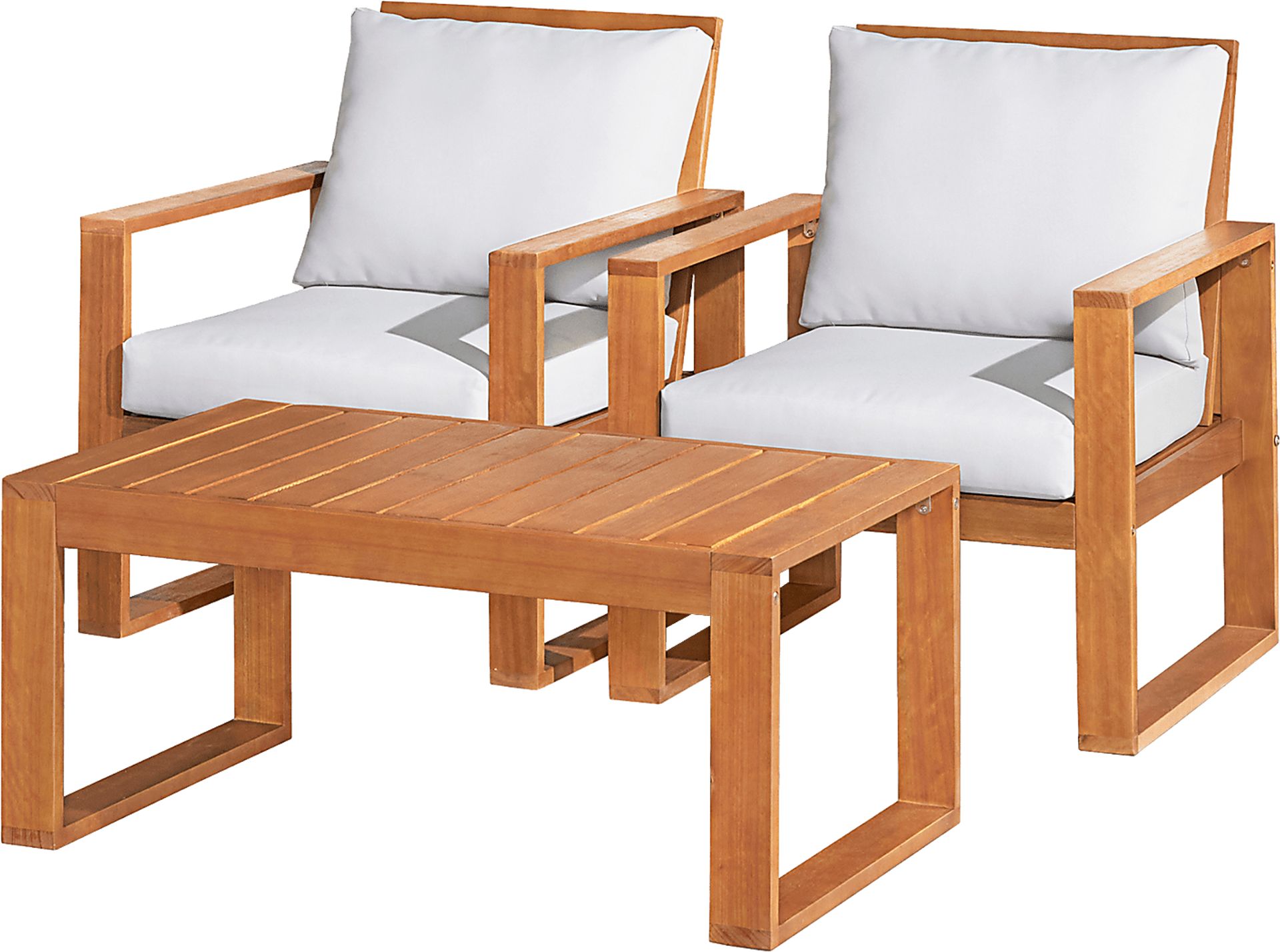 Outdoor Bouganvillea Brown 3pc Seating Set - Image 1