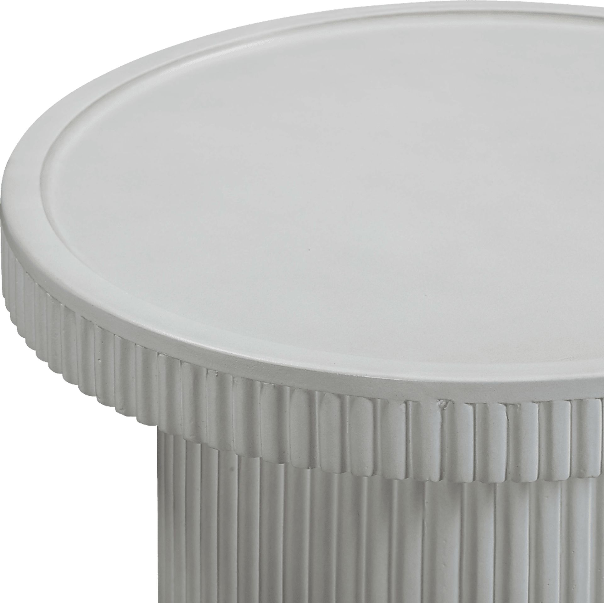 Outdoor Bowater White End Table - Image 6