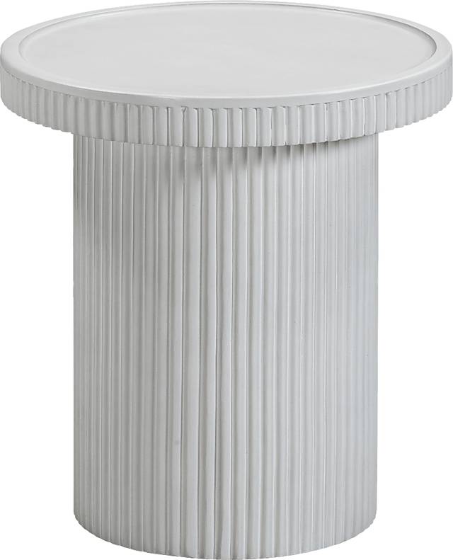 Outdoor Bowater White End Table - Thumbnail - Image 1