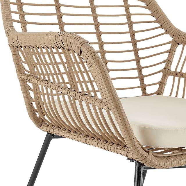 Outdoor Brahmay Cream 4 Pc Conversation Set - Thumbnail - Image 13
