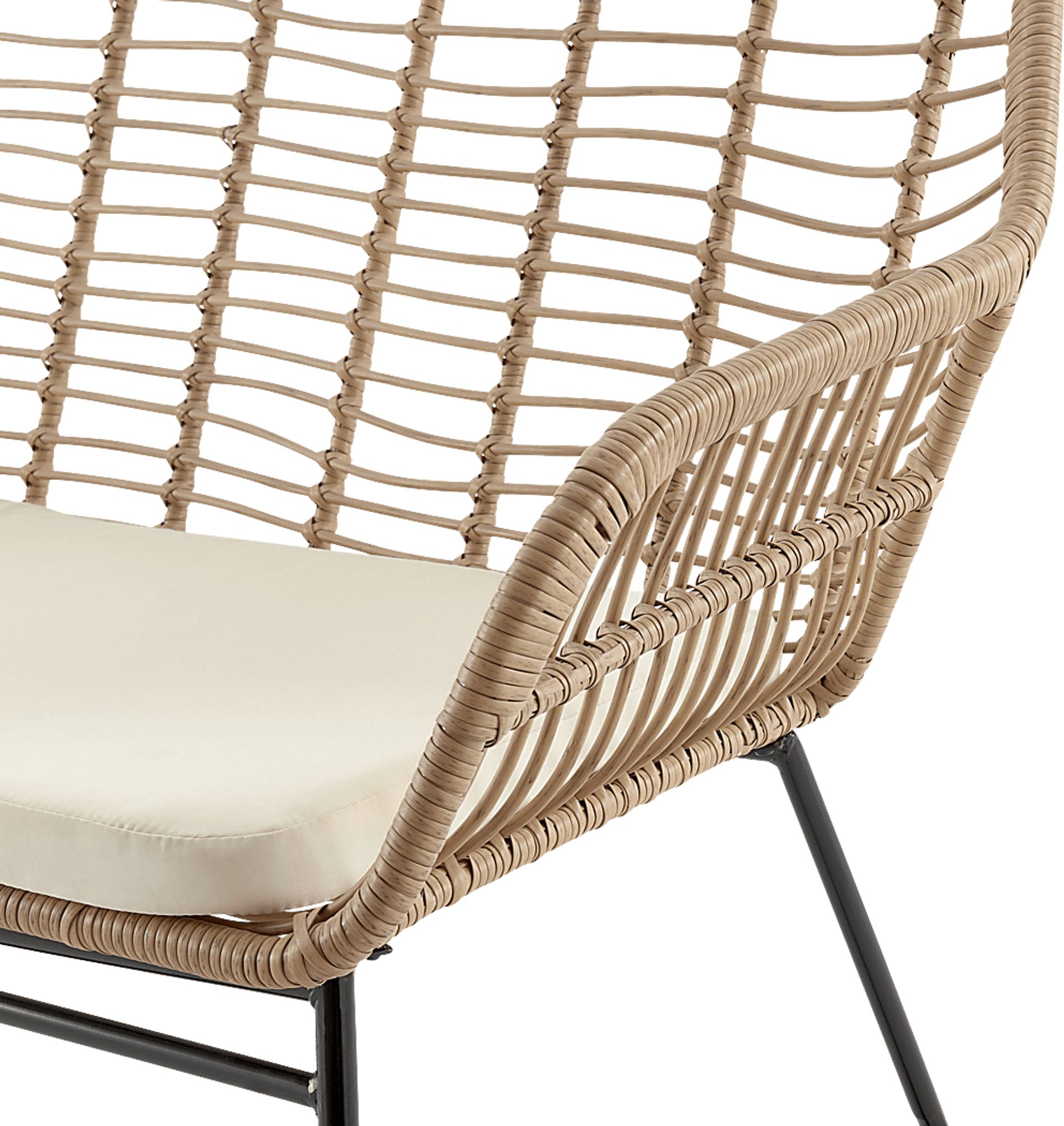Outdoor Brahmay Cream 4 Pc Conversation Set - Image 8