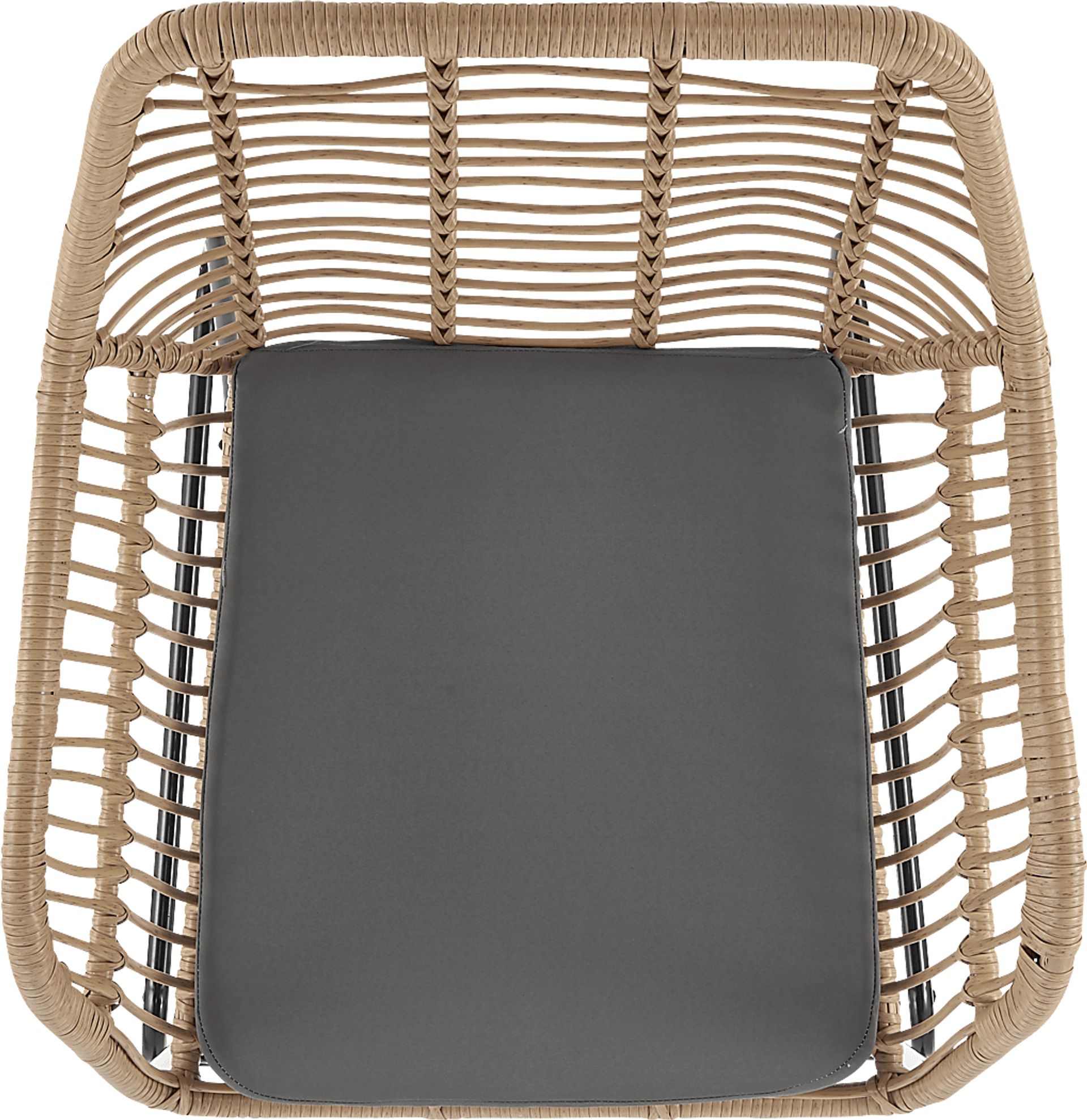 Outdoor Brahmay Gray 4 Pc Conversation Set - Image 12