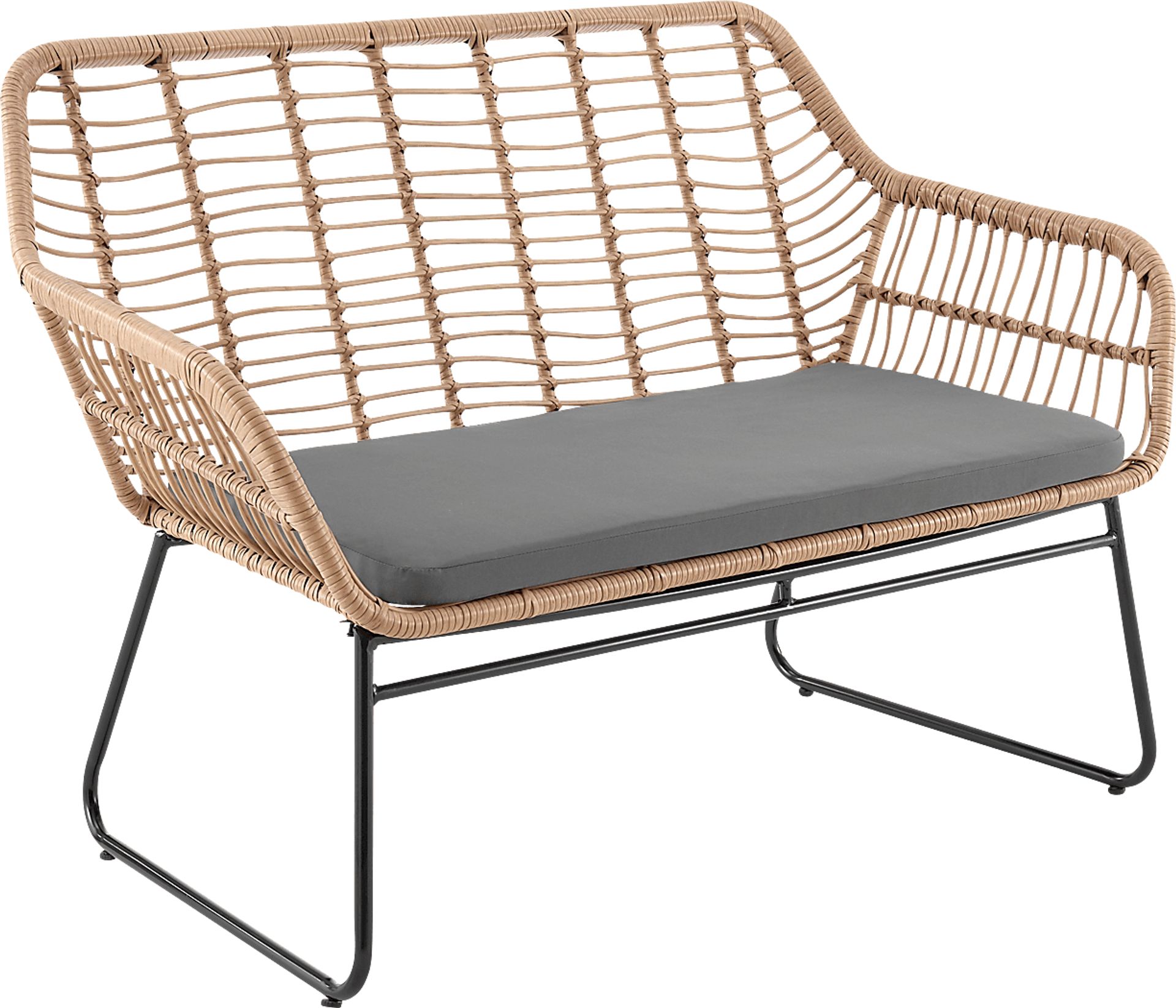 Outdoor Brahmay Gray 4 Pc Conversation Set - Image 15