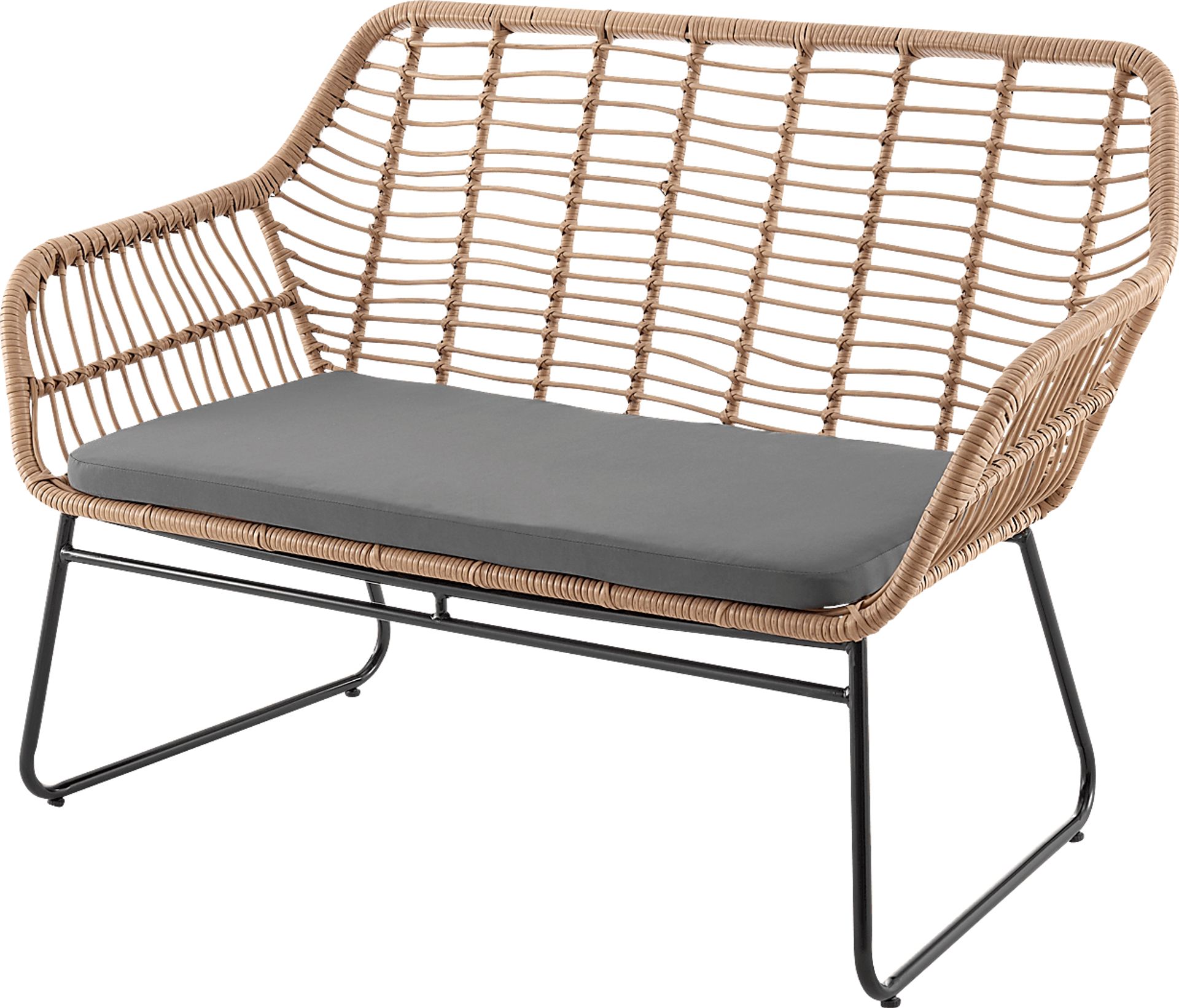 Outdoor Brahmay Gray 4 Pc Conversation Set - Image 5