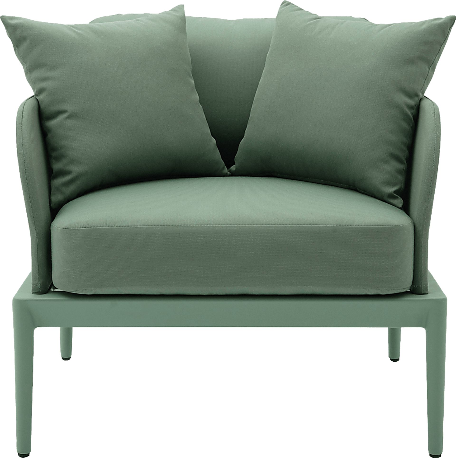 Outdoor Brenkman Green Arm Chair - Image 2
