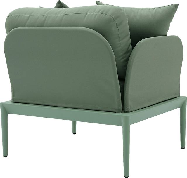 Outdoor Brenkman Green Arm Chair - Thumbnail - Image 3