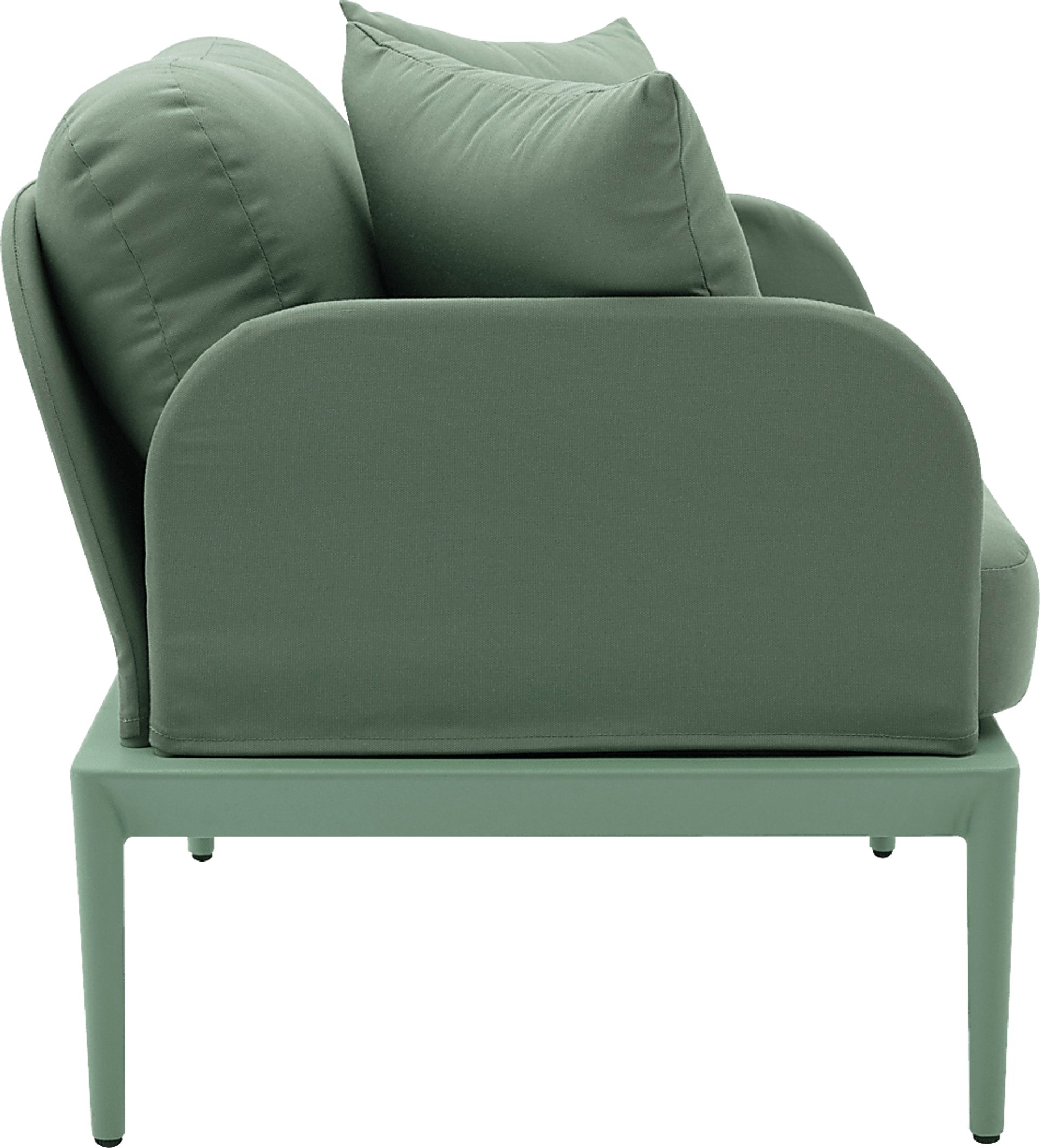 Outdoor Brenkman Green Arm Chair - Image 4